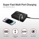 Shintaro 200W 10-Port GaN USB-C Charger - Simultaneous Fast Charging for iPads, Tablets, Smartphones with Smart Cooling and Protection