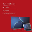 Shintaro USB-C to 4K HDMI &amp; 1080P VGA Hub - Connect USB-C PCs to Monitors/TVs - Supports 4K@60Hz &amp; 1080P Display