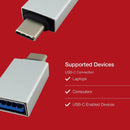 Shintaro USB-C Male to USB-A Female Adapter - Connect Legacy USB-A Devices to USB-C Port - Compatible with USB 2.0, 3.0, 3.1