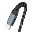 Shintaro USB-C Charge Cable 1m, Aluminium head, braid, support Max 20V5A, 100W charging, Emark IC, 480Mbps data.