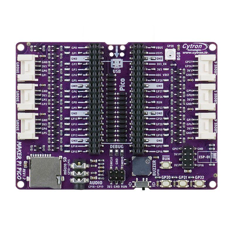 Maker Pi Pico: Simplifying Raspberry Pi Pico for Beginners