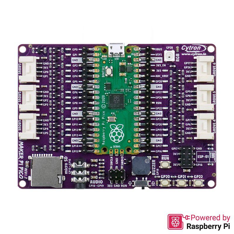 Maker Pi Pico: Simplifying Raspberry Pi Pico for Beginners