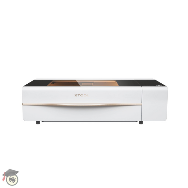 xTool P2S 55W Desktop CO2 Laser Cutter Class I (White)