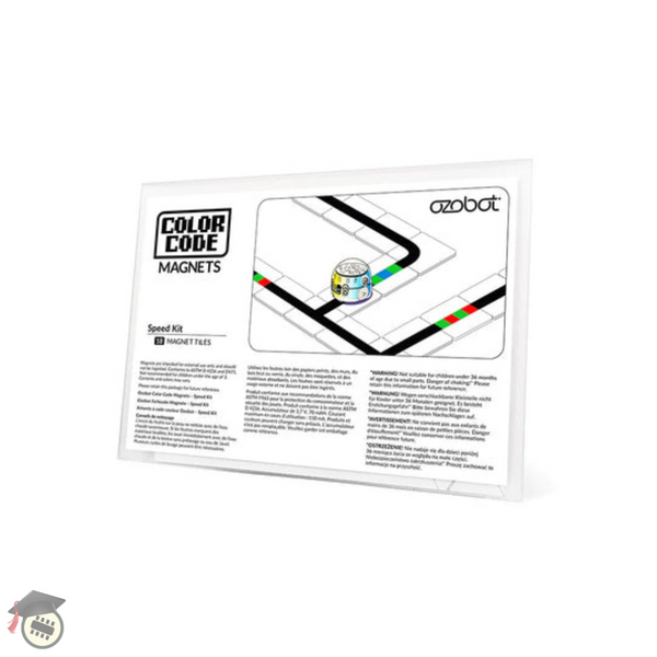 Ozobot Colour Code Magnets - Speed Kit 18 Tiles