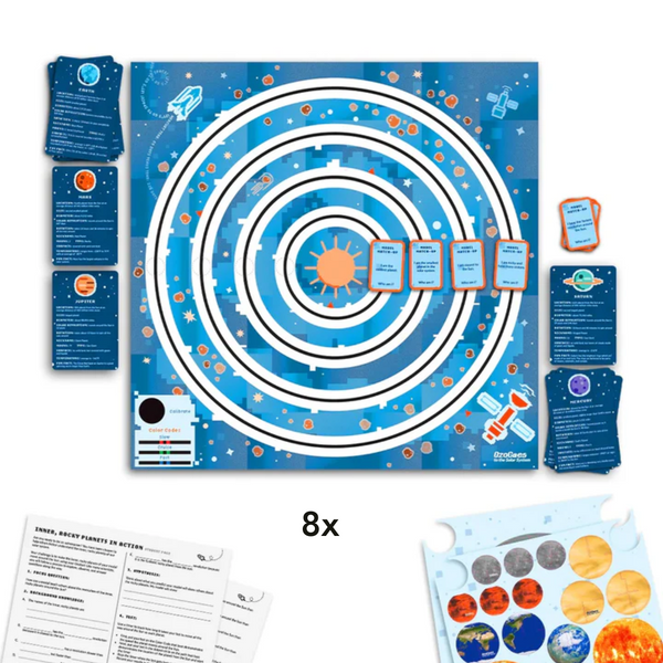 Ozobot STEAM Kits: OzoGoes to the Solar System (8 Pack)