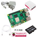 Pakronics® Raspberry Pi® 5 2GB Starter Kit - White