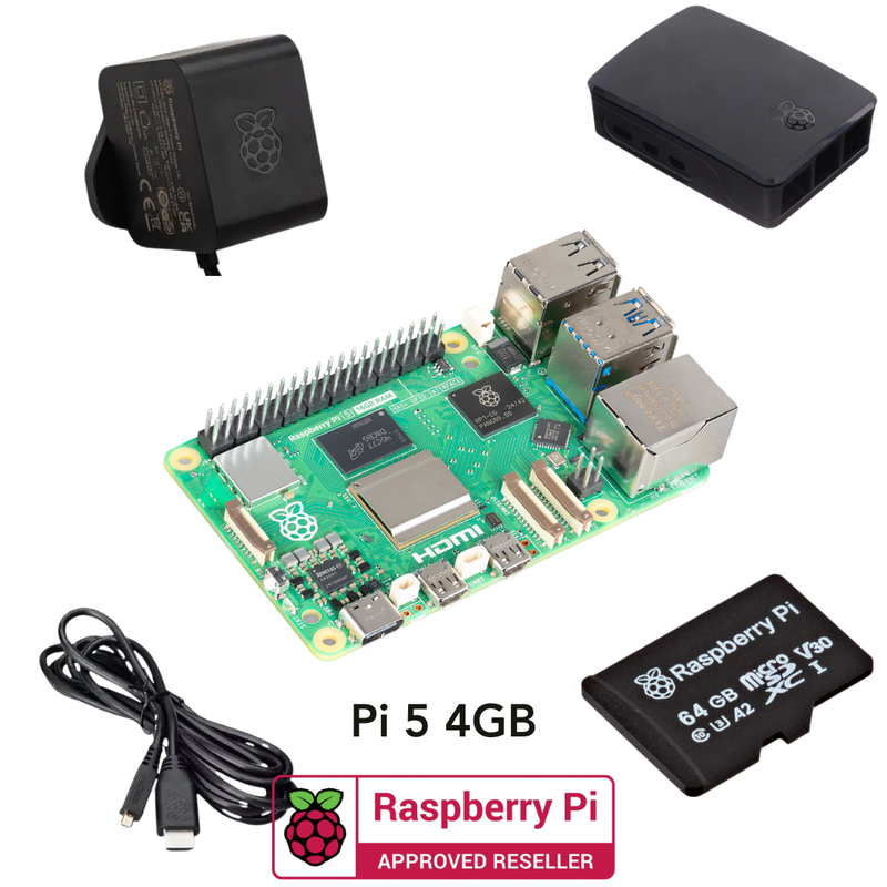 Buy Raspberry Pi 5 4GB Starter Kit - Black | Buy in Australia Buy Raspberry Pi 5 4GB Starter Kit - Black | Buy in Australia
