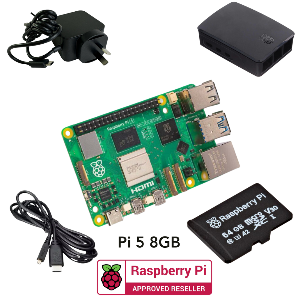 Buy Raspberry Pi 5 8GB Starter Kit (Black)| Buy in Australia