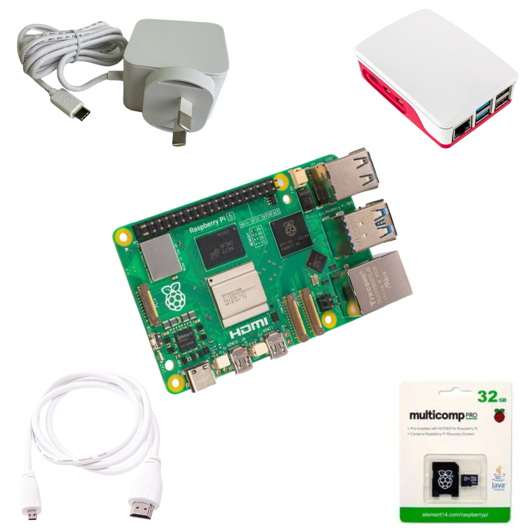 Buy Raspberry Pi 5 8GB Starter Kit (White) | Buy in Australia ...