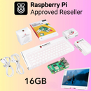 Pakronics® Raspberry Pi® 5 Desktop Kit 16GB with Monitor (Red/White)