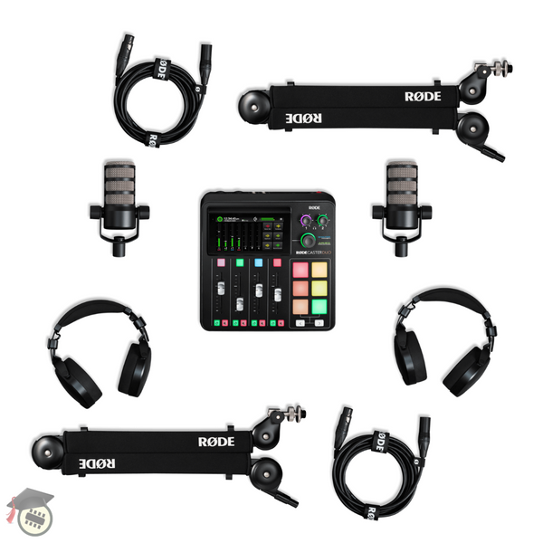 RODE Duo Podcast Kit - Black