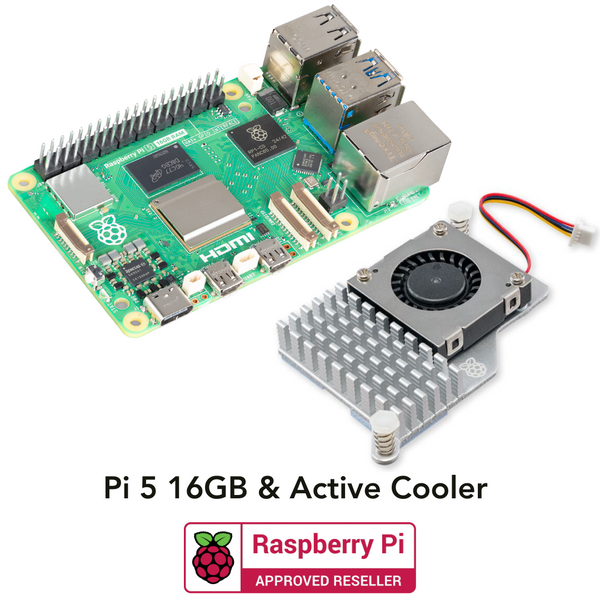 Raspberry Pi 5 16GB with Active Cooler