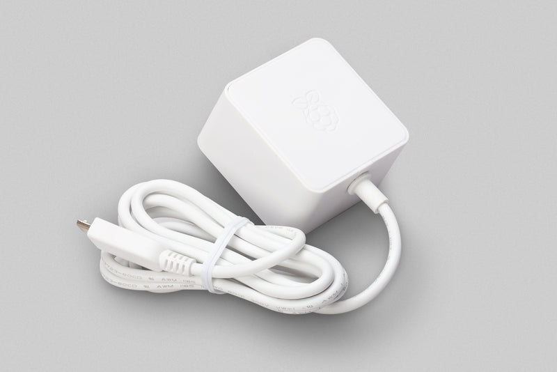 Raspberry Pi 15W USB-C Power Supply - White