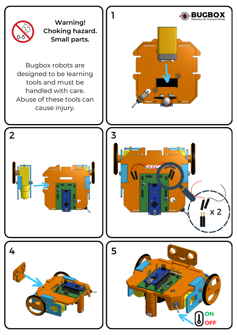 Robot Set - 15 “Dotty” bots