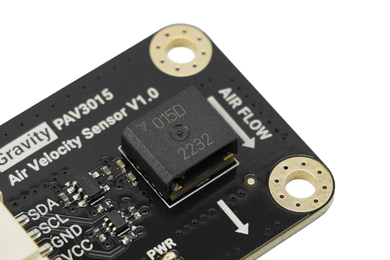 Gravity: PAV3015 Air Velocity Sensor (0-15 m/s, I2C)