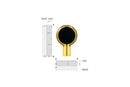 Ultra-Thin Circular Flex Force Sensor (0.45mm, 20g-6kg Range, 120C High-Temp Resistance)