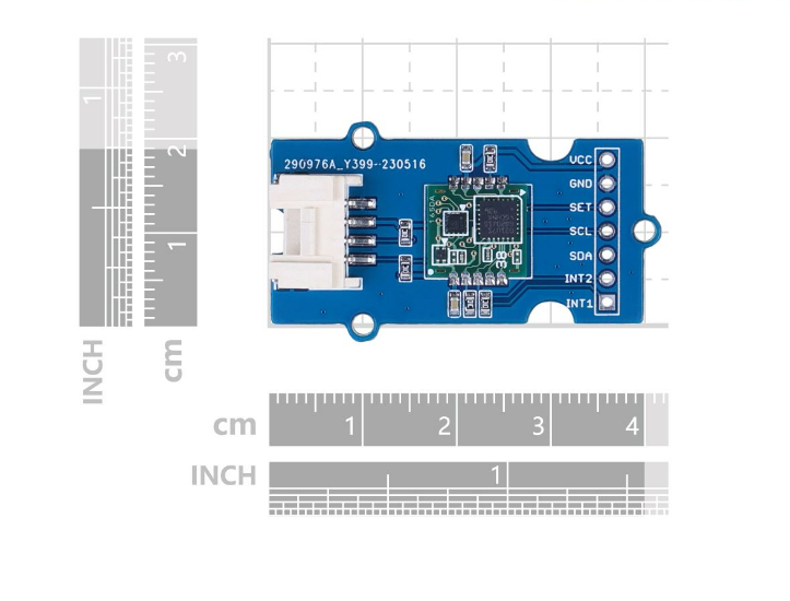 Grove - D7S Vibration Sensor - real-time earthquake detect, I2C, Low Power Consumption