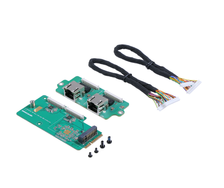 reTerminal DM Dual LAN and SSD extension - dual 1 Gigabit Ethernet ports, one NVMe SSD connector(SSD not included)