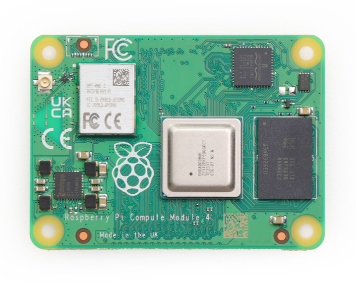 Raspberry Pi Compute Module CM4104000 - 4GB RAM, 2.4/5.0GHz Wi-Fi & Bluetooth 5.0 (CM4104000)