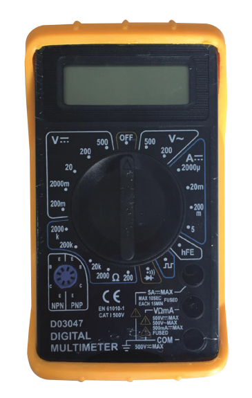 Digital Multimeter (Manual selection)