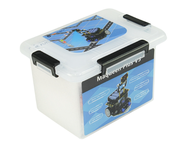 Maqueen Plus V3 - STEM Educational micro:bit Robot with Matrix Laser Ranging (18650 Battery)
