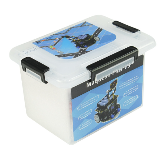 Maqueen Plus V3 - Advanced Matrix Laser Navigation STEM Robot for Competitions (AA Battery)