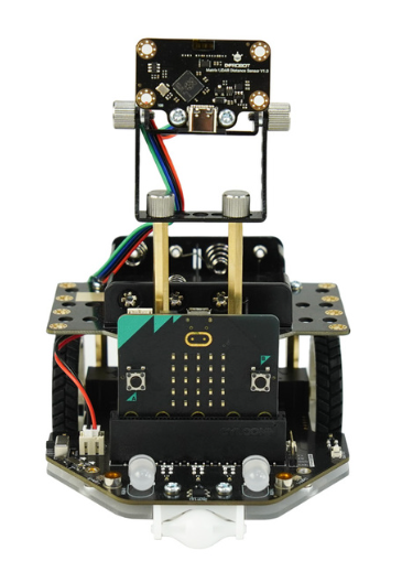 Maqueen Plus V3 - Advanced Matrix Laser Navigation STEM Robot for Competitions (AA Battery)