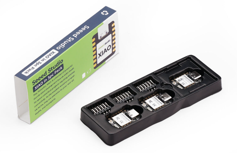 XIAO ESP32C6 3PCS Pack - 2.4GHz Wi-Fi 6, BLE 5.0, Zigbee, Matter, Thread, onboard antenna and external antenna interface