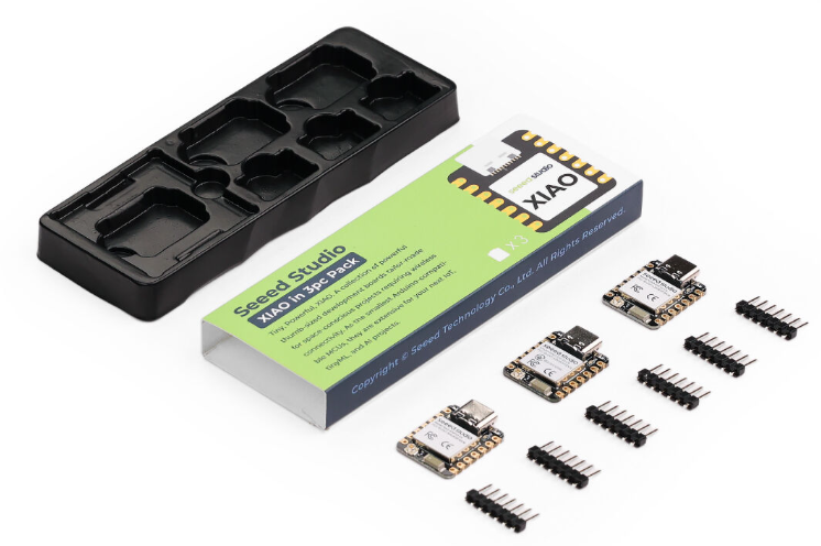 XIAO ESP32C6 3PCS Pack - 2.4GHz Wi-Fi 6, BLE 5.0, Zigbee, Matter, Thread, onboard antenna and external antenna interface