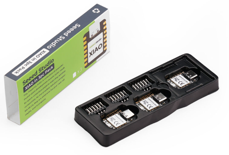 XIAO RP2040 3PCS Pack - Supports MicroPython, Arduino, CircuitPython, Rust, Zephyr, PlatformIO, Tensorflow Lite, Apache NuttX RTOS