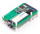 PCIe2.0 to dual M.2 hat for Raspberry Pi 5, Support NVMe SSD, Support Hailo8/8L