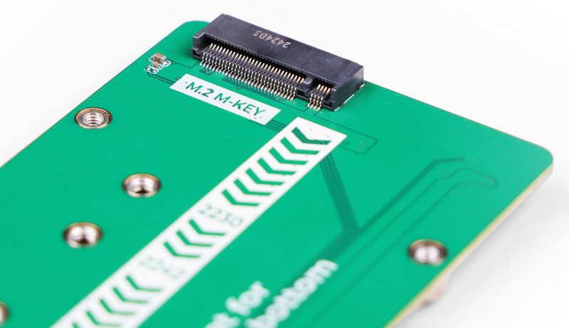 PCIe to M.2 hat for Raspberry Pi 5, Support NVMe SSD, Support Hailo8/8L