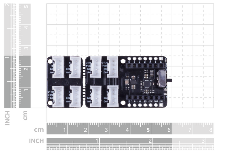 Grove Shield for Seeed Studio XIAO - with embedded battery management chip