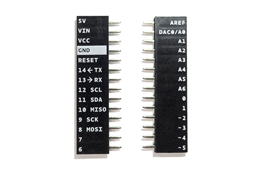 Female Headers 14 ways Arduino MKR1000 Printed