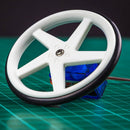 Kitronik White Wheels - Just a pair of white wheels