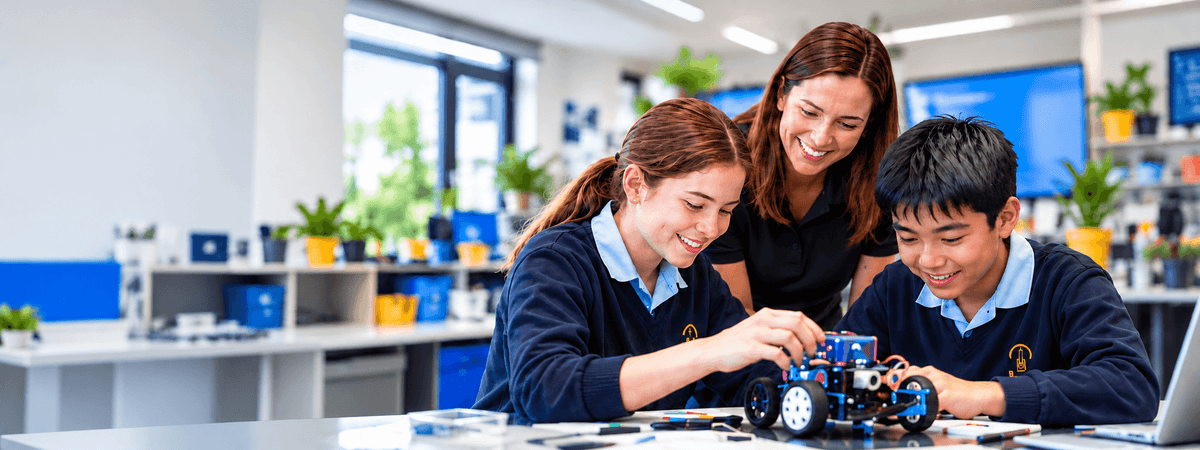 School STEM classroom