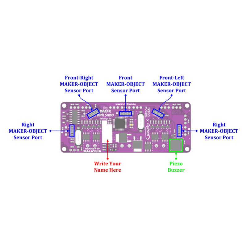 Maker Mini Sumo Controller: Simplifying Sumo Robot for Beginner