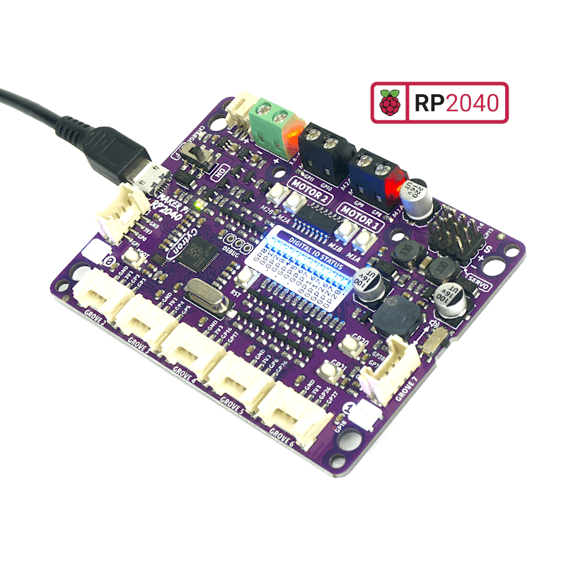Maker Pi RP2040 : Simplifying Robotics with Raspberry Pi RP2040