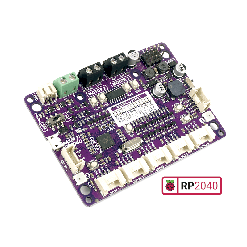 Maker Pi RP2040 : Simplifying Robotics with Raspberry Pi RP2040