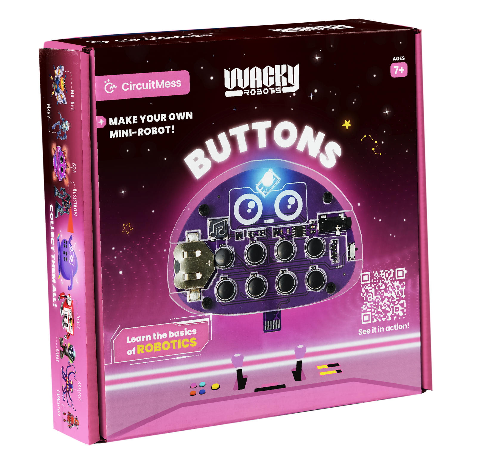 Buy CircuitMess Wacky Robot Buttons PAKR-A0546 Circuitmess