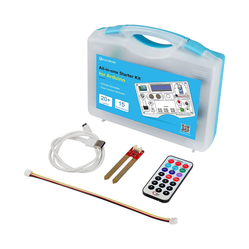 All-in-one Starter Kit for Arduino Common Board Design Kit with 15 Sensors and 21 Lessons