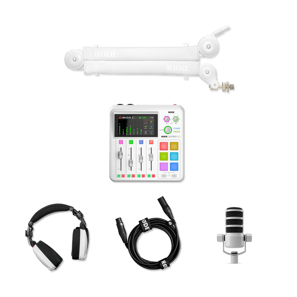 RODE Solo Podcast Kit - White