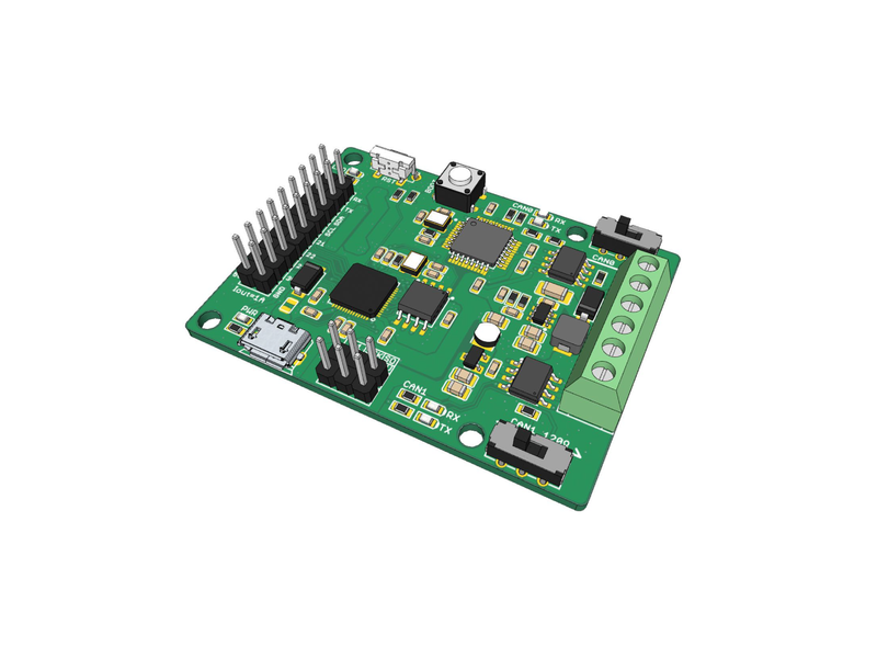 CANBed DUAL - RP2040 chip based Arduino CAN Bus dev board with 2 independent CAN Bus interfaces(CAN2.0 & CAN FD)