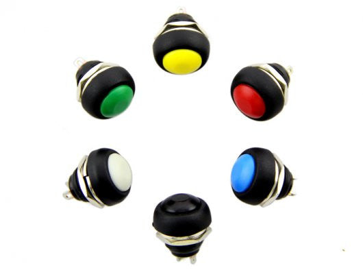 12mm Domed Push Button Pack - Buy - Pakronics®- STEM Educational kit supplier Australia- coding - robotics