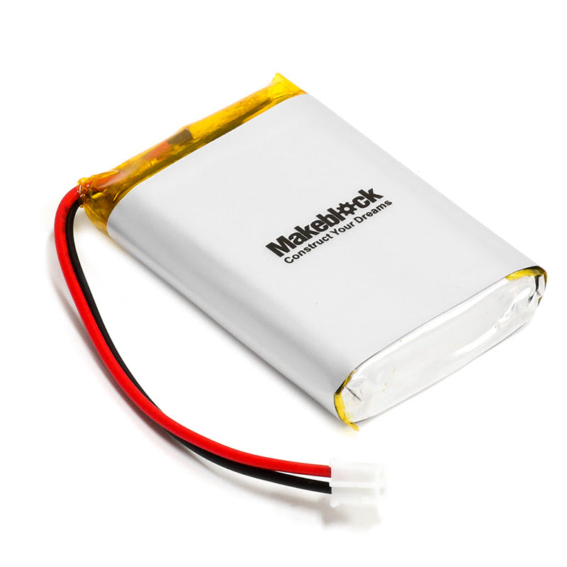 mBot v1.1 rechargeable battery 3.6V 1.8A.
