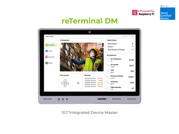 reTerminal DM (with Camera & PoE) - Raspberry Pi CM4-powered 10.1\'\' Integrated Device Master