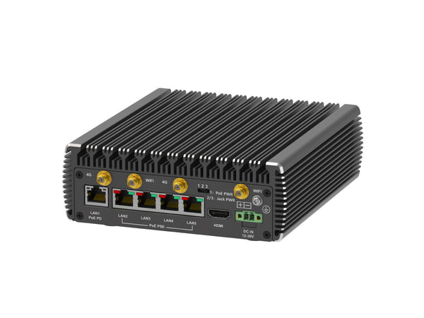 Buy Mini AI Computer T506S - Jetson Xavier NX, 5x PoE RJ45, 4x USB3, RS232/485,CAN, 4x GPIO, HDMI, 128GB SSD and JetPack 4.6