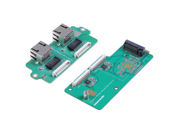 reTerminal DM Dual LAN and SSD extension - dual 1 Gigabit Ethernet ports, one NVMe SSD connector(SSD not included)