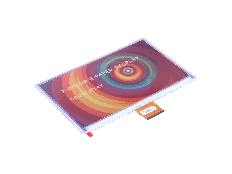 7.3" Seven-Color ePaper Display with 800x480 Pixels