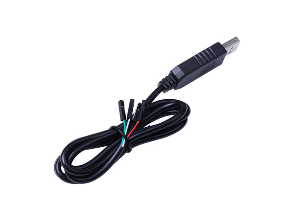 USB to TTL Serial Cable - 1 meter, USB-A with CH340, four female dupont wire